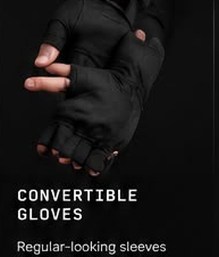 Convertibele mouwhandschoenen