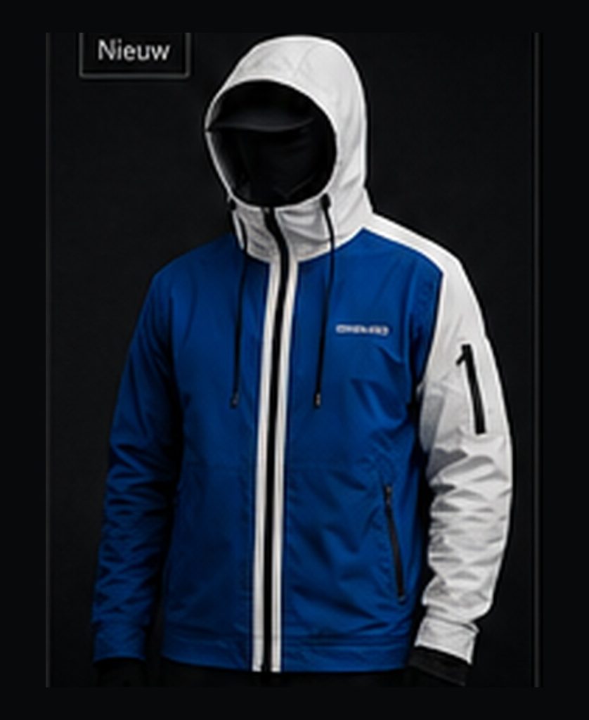 City Cover Hoodie Blauw/Wit